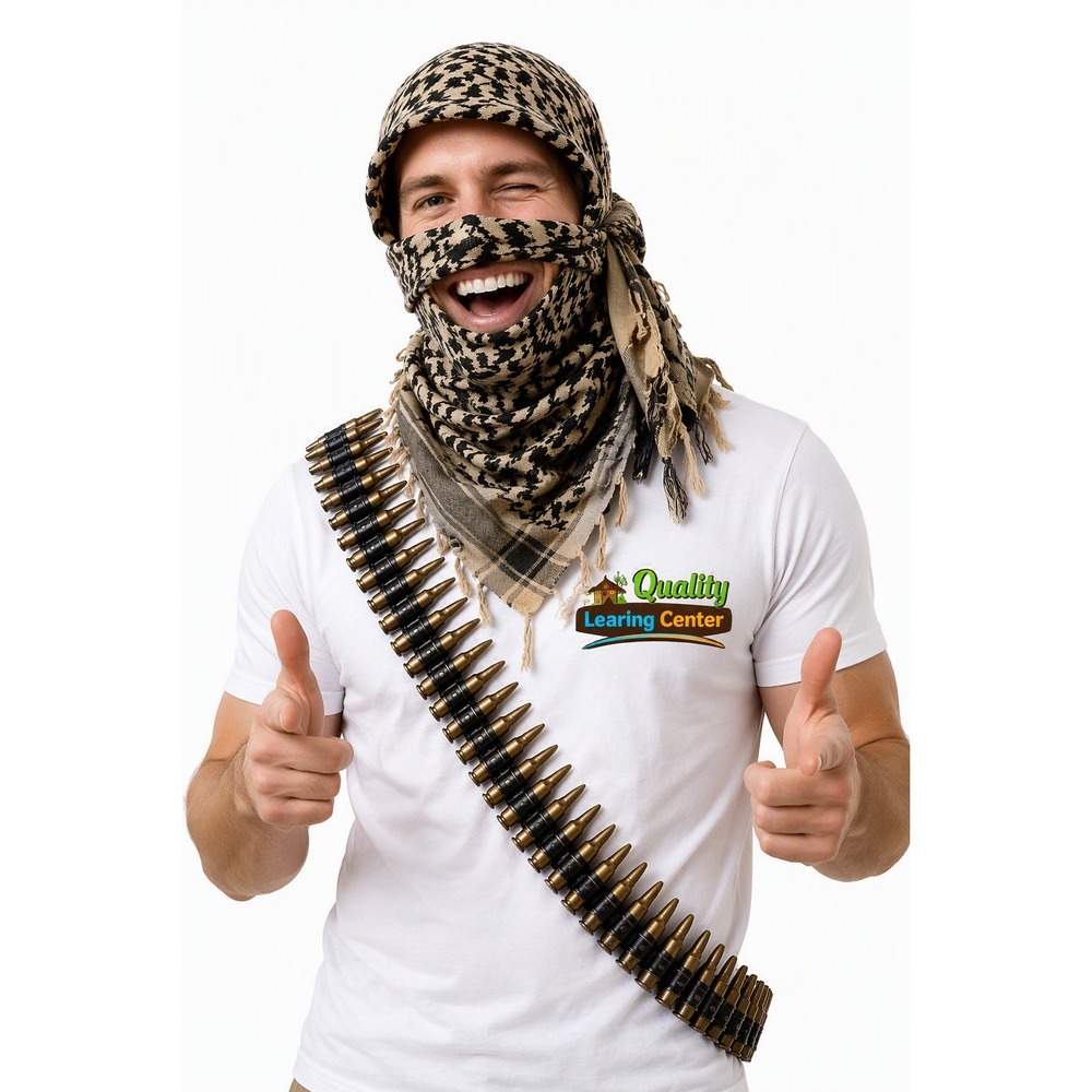 Halloween Costume Somali Daycare Worker Quality Learing Center Uniform Adult Kit